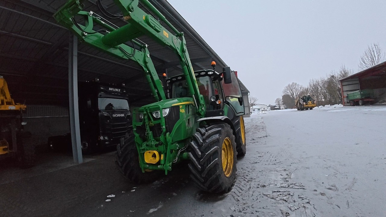 Demontage in Mitteldeutschland - Fernverkehr mit John Deere