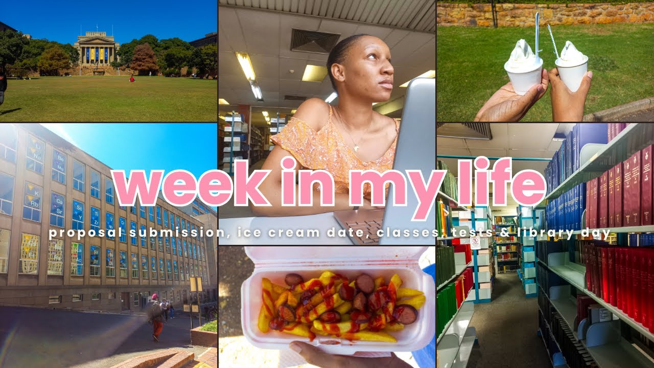 #vlog ✨ | uni week in my life | psychology masters student | wits university