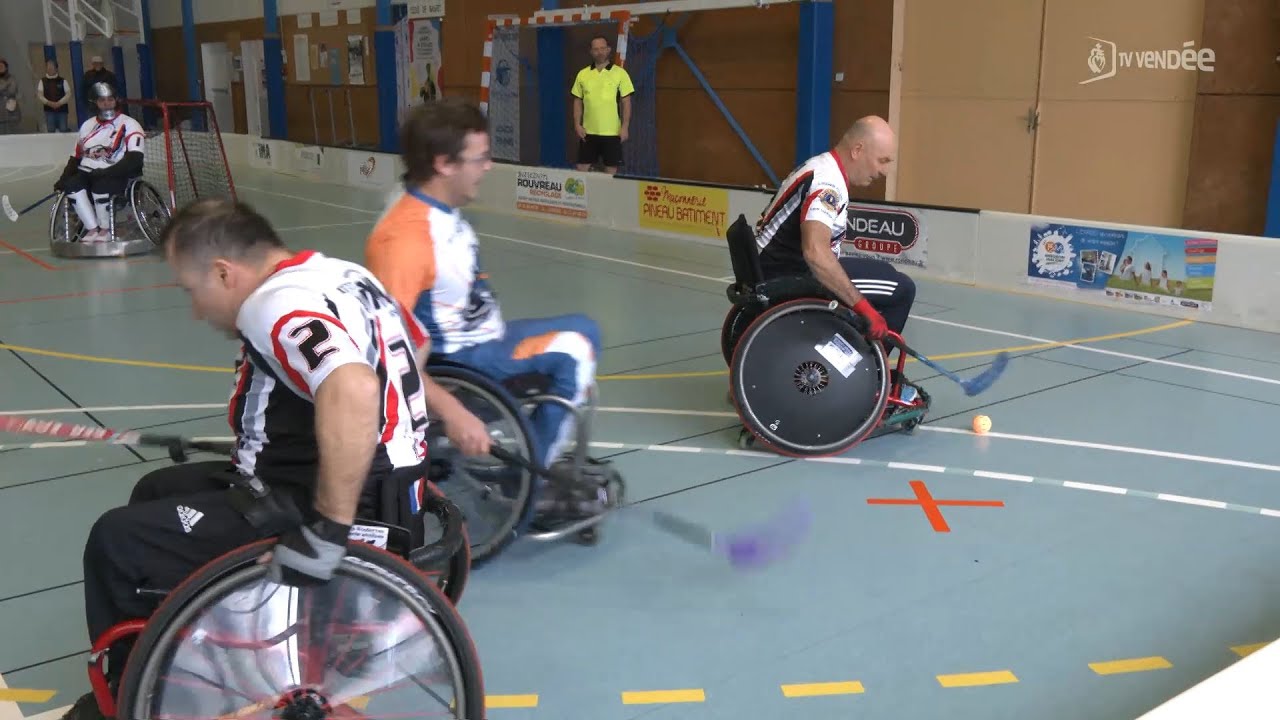 Les Roulettes Herbretaises organisent une compétition de floorball fauteuil