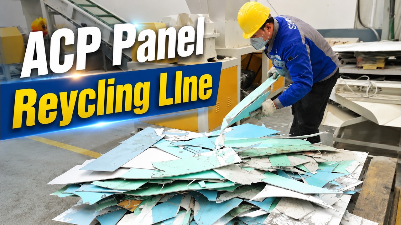 ACP Panel Recycling Line | Efficient Aluminum Plastic Separation System
