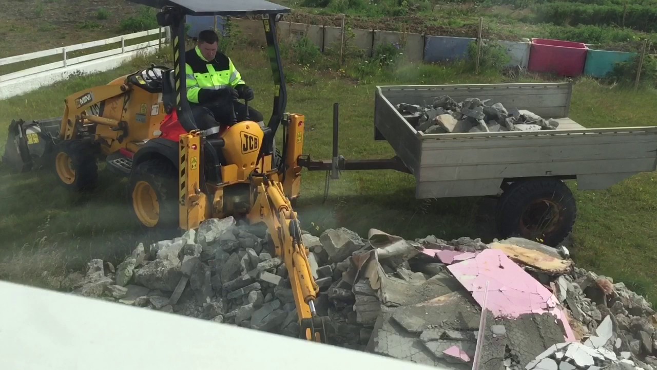 JCB mini cx backhoe