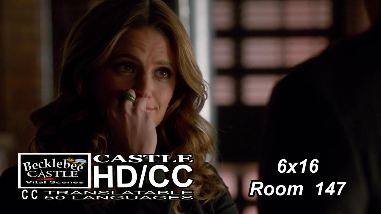 Castle 6x16  Room 147  Beckett Says Castle  is Cute  Caskett Coffee Scene  (HD/CC)