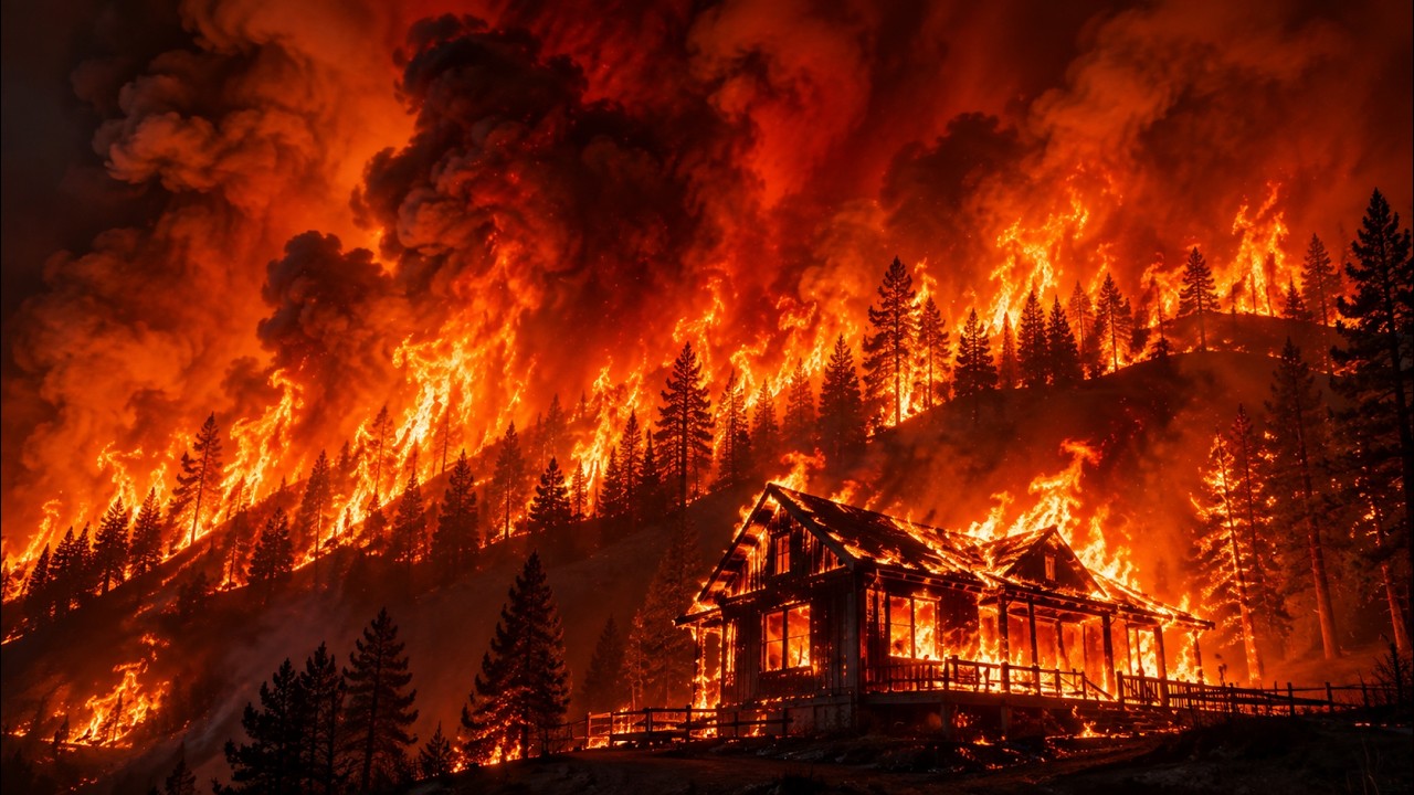🚨 Summerland Under Siege | Fast-Moving Wildfire Forces Mass Evacuation