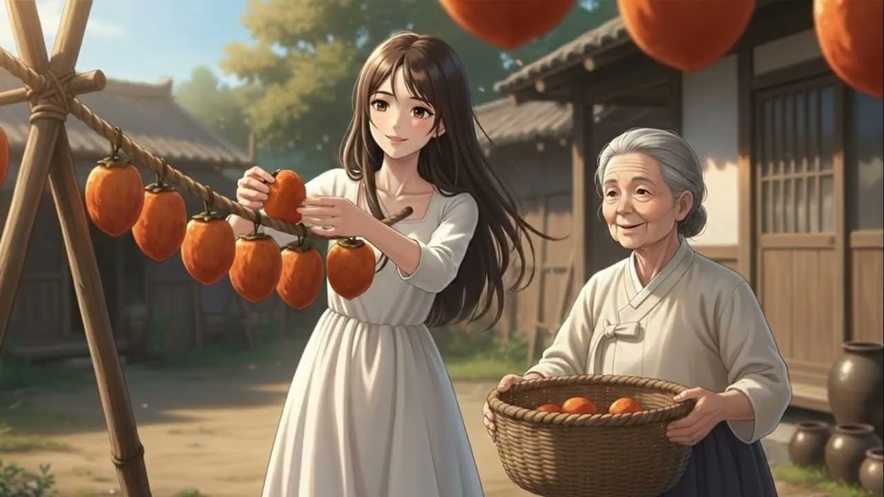 Cozy Village Morning ASMR 🌿 Ghibli Style Girl & Grandmother  Peaceful Countryside Life