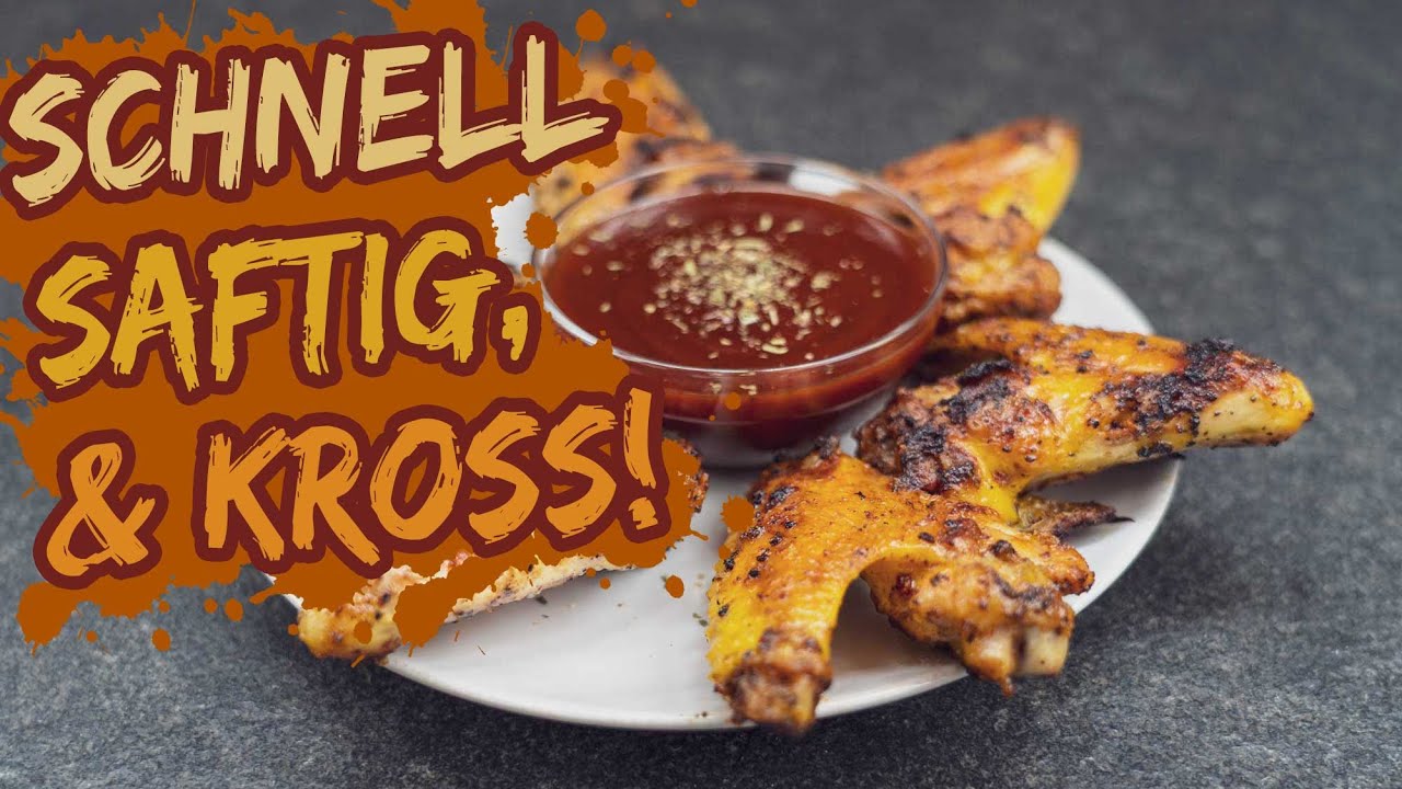 CHICKEN WINGS in 20 Minuten! - Mit diesem GEHEIMNIS!
