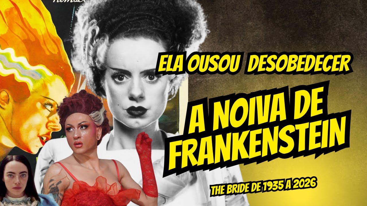 Ela ousou desobedecer| a verdadeira Noiva de Frankenstein de Shelley a The Bride 2026 #frankenstein 