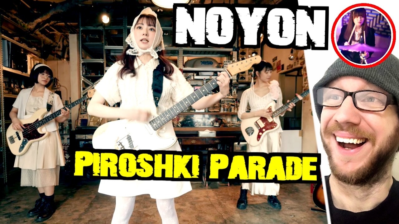 NOYON 🥯 PIROSHKI PARADE ...reaction to a really fun video from a surprising new band!「ピロシキパレード」