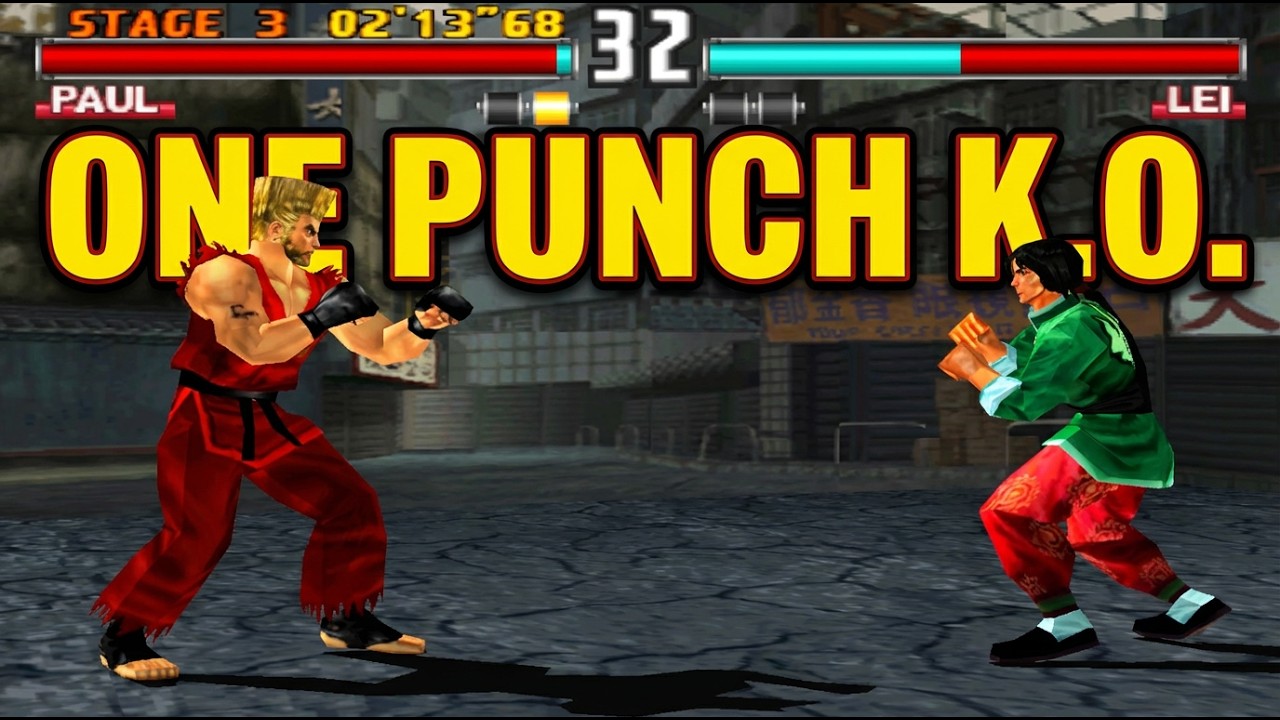 Tekken 3 Paul INSANE One Punch K.O. – Arcade Mode! [4K]