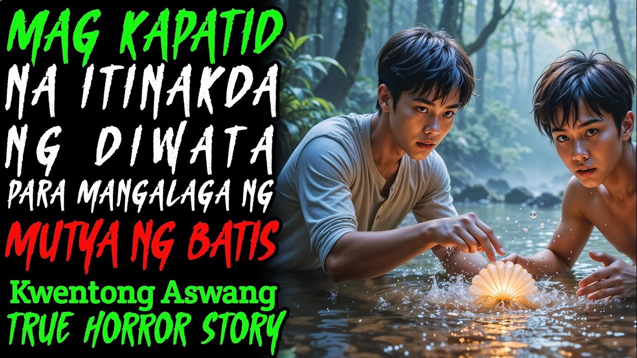 MAG KAPATID NA ITINAKDA NG DIWATA PARA MANGALAGA NG MUTYA NG BATIS | Kwentong Aswang | True Story