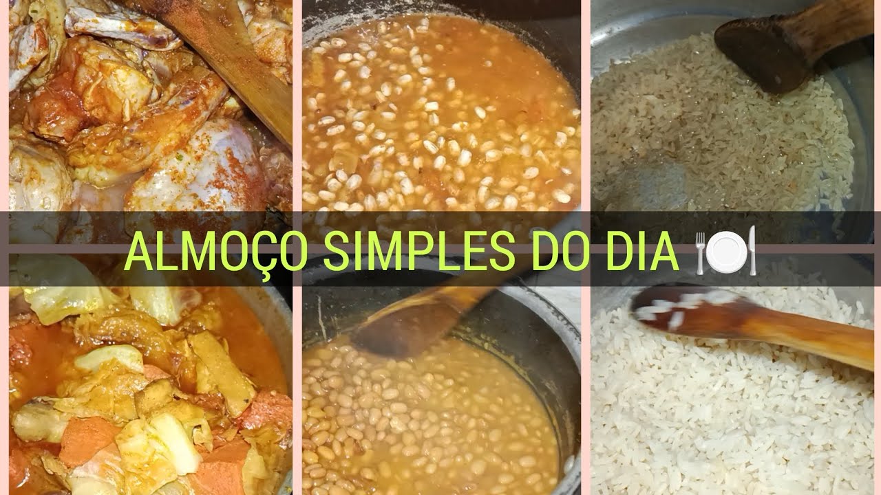 Almoço simples e rápido 😋 | Rotina real