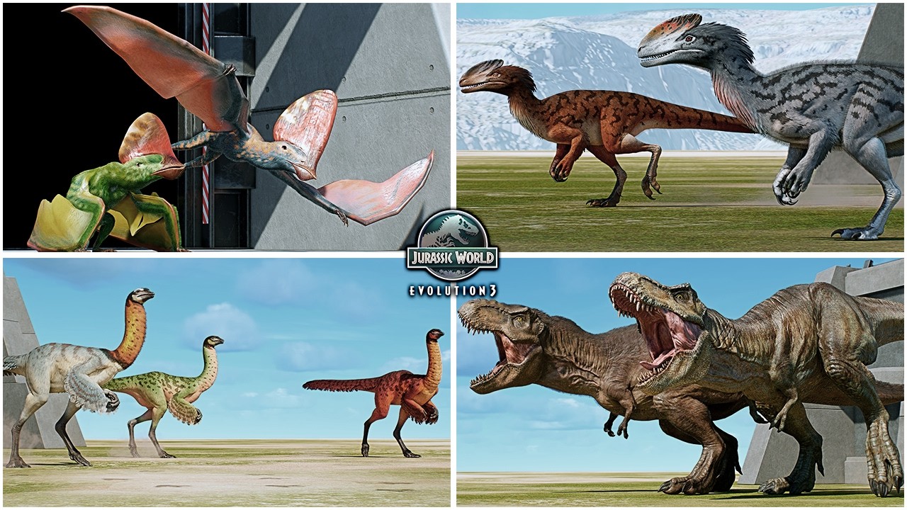 All 90 Male & Female Dinosaurs and Species Max Egg Release Animations 🦖 Jurassic World Evolution 3