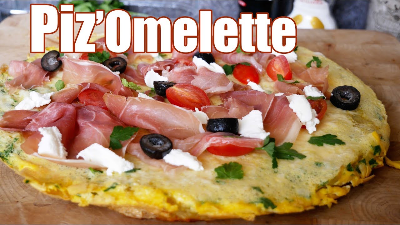 Pizza omelette Italienne 🍕🥚