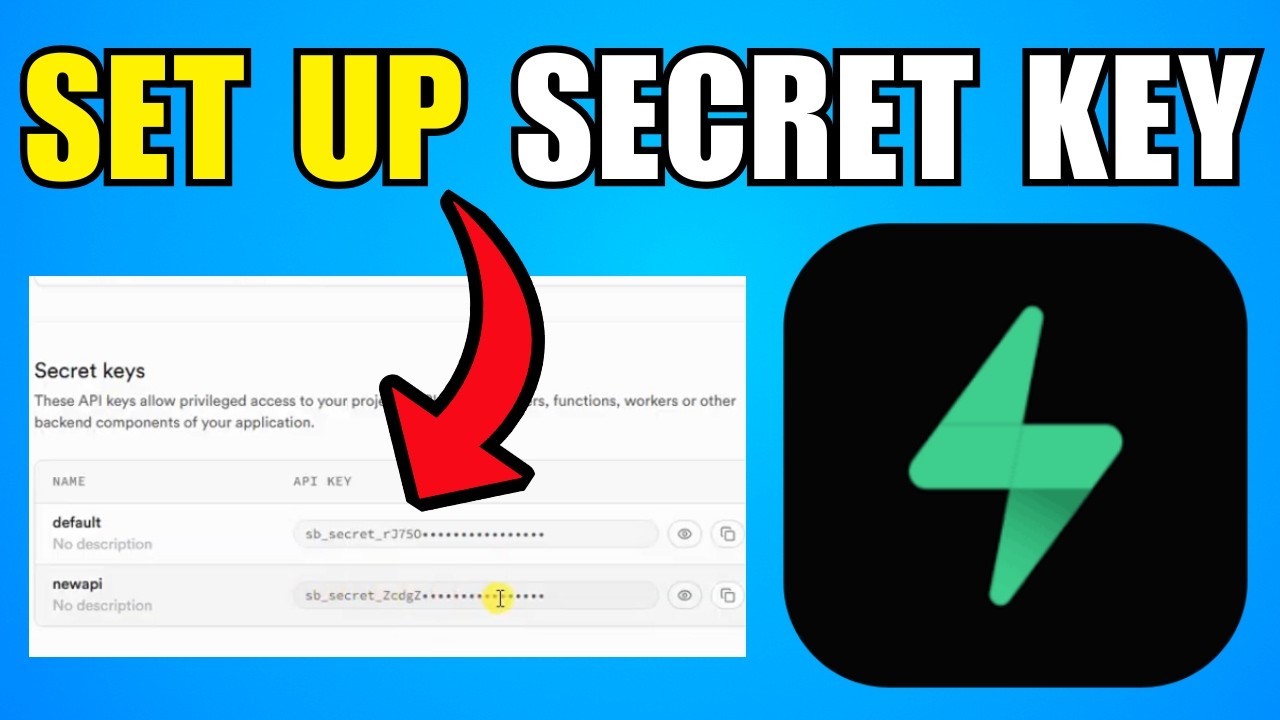 How To Set Up Secret Key In Supabase (2026) (Best Method)