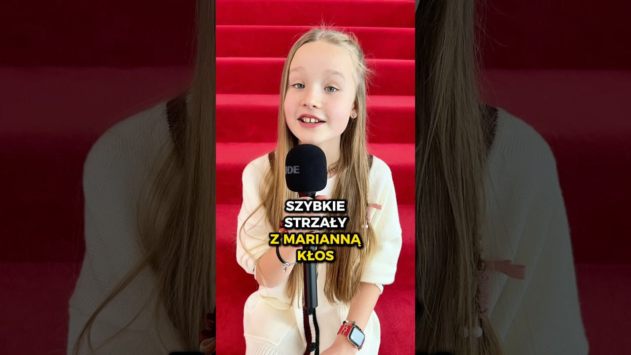 MARIANNA KŁOS SZYBKIE STRZAŁY 🇵🇱 | #eurowizja #junioreurovision #shorts