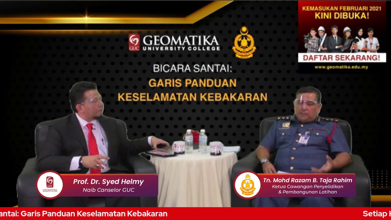 Bicara Santai  Garis Panduan Keselamatan Kebakaran