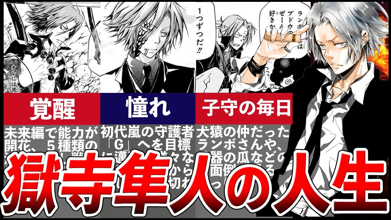 【リボーン】獄寺隼人の解説まとめ！！【ゆっくり解説】