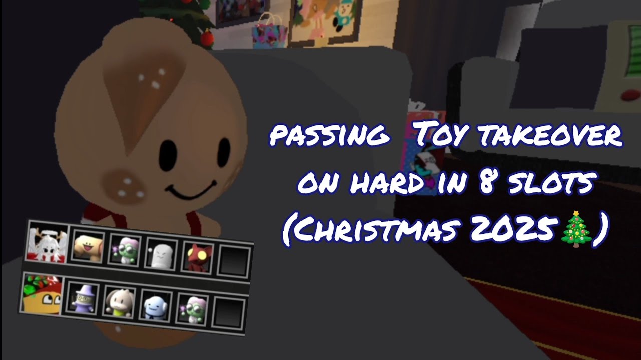 passing  Toy takeover on hard in 8 slots ( Tower Heroes Christmas 2025🎄)