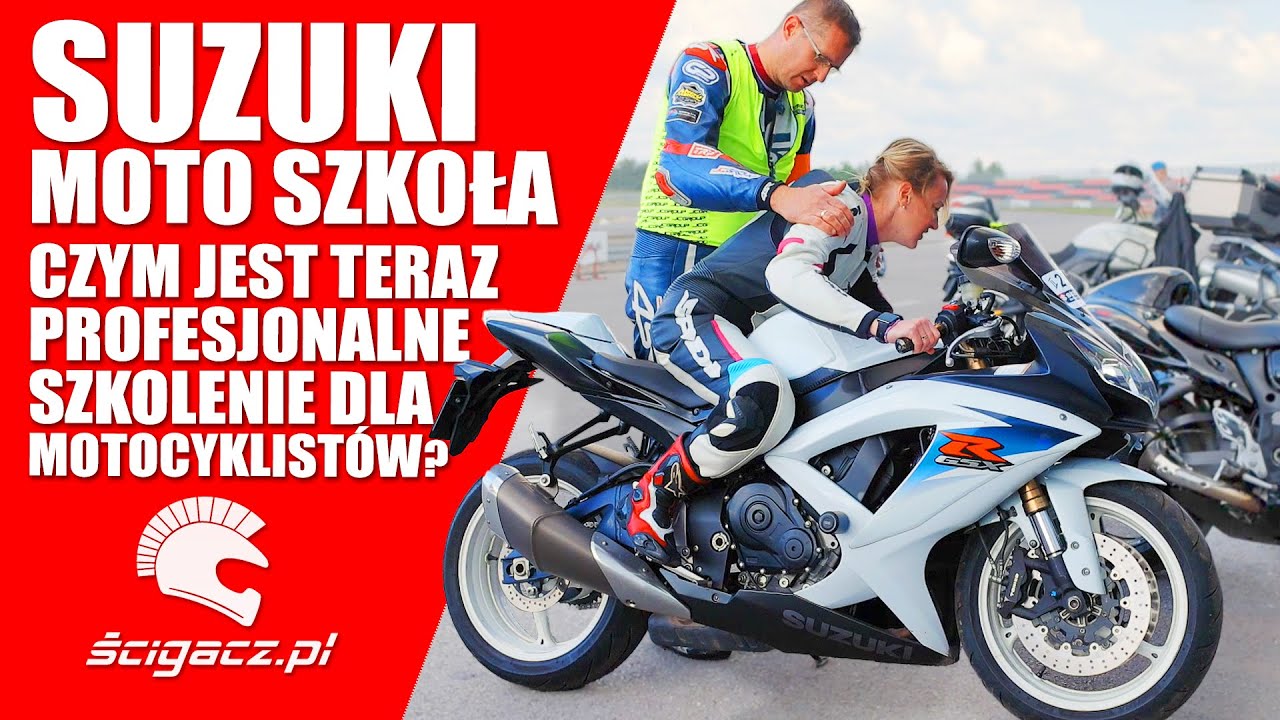 Suzuki Moto Szkoła z JC Group. Jak wyglądają teraz profesjonalne szkolenia motocyklowe w Polsce?