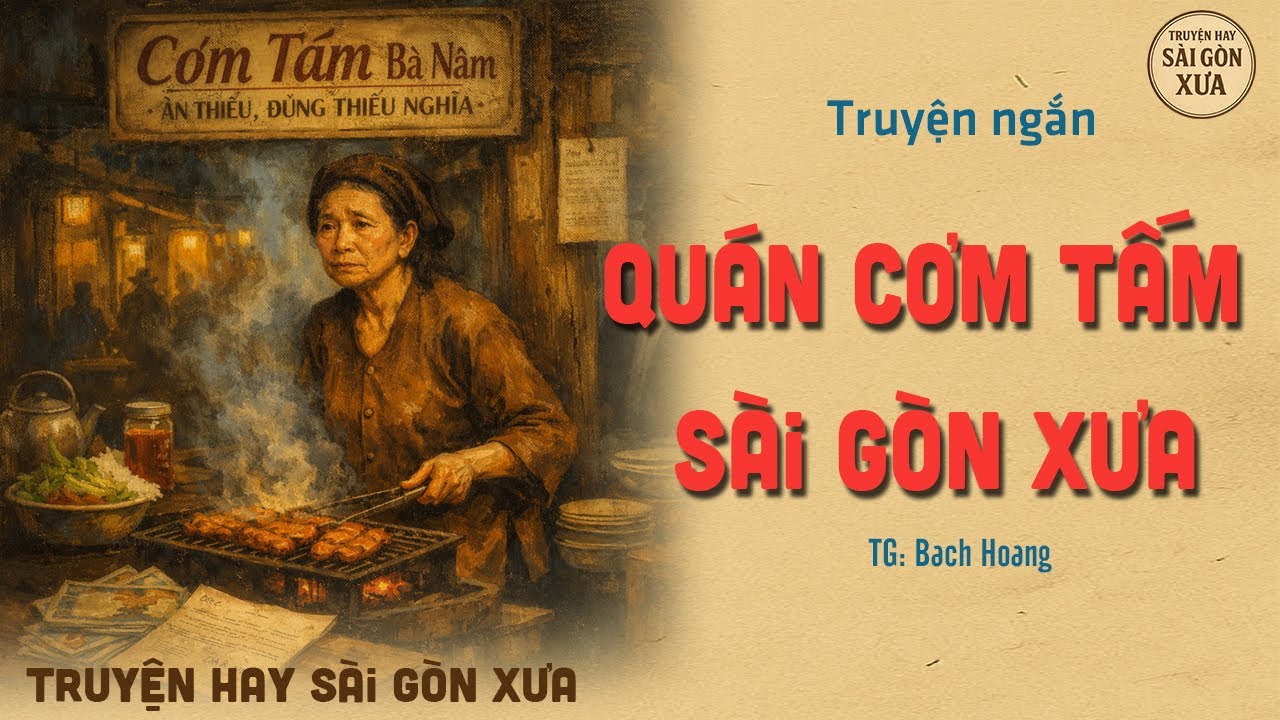 Truyện Hay Sài Gòn Xưa - QUÁN CƠM TẤM SÀI GÒN XƯA | Nghe Truyện Đêm Sài Gòn Xưa Hay Nhất