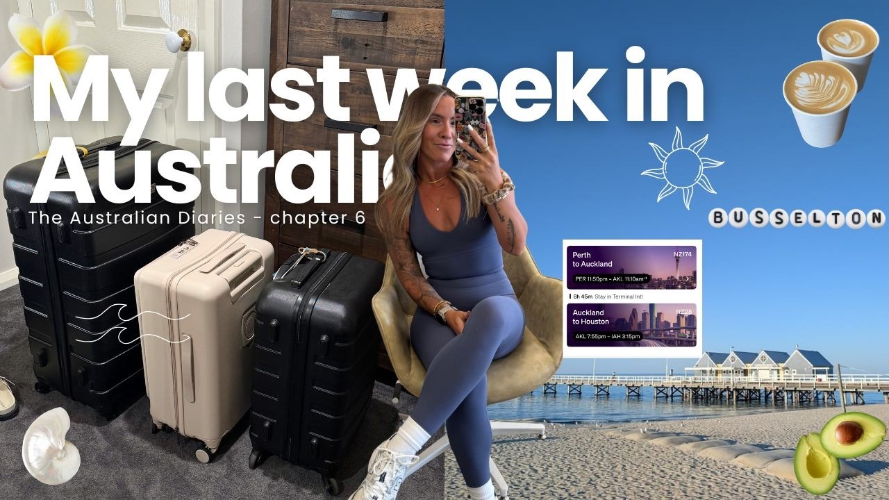 My Last Week in Australia 🇦🇺 | Appointments, Work & Packing