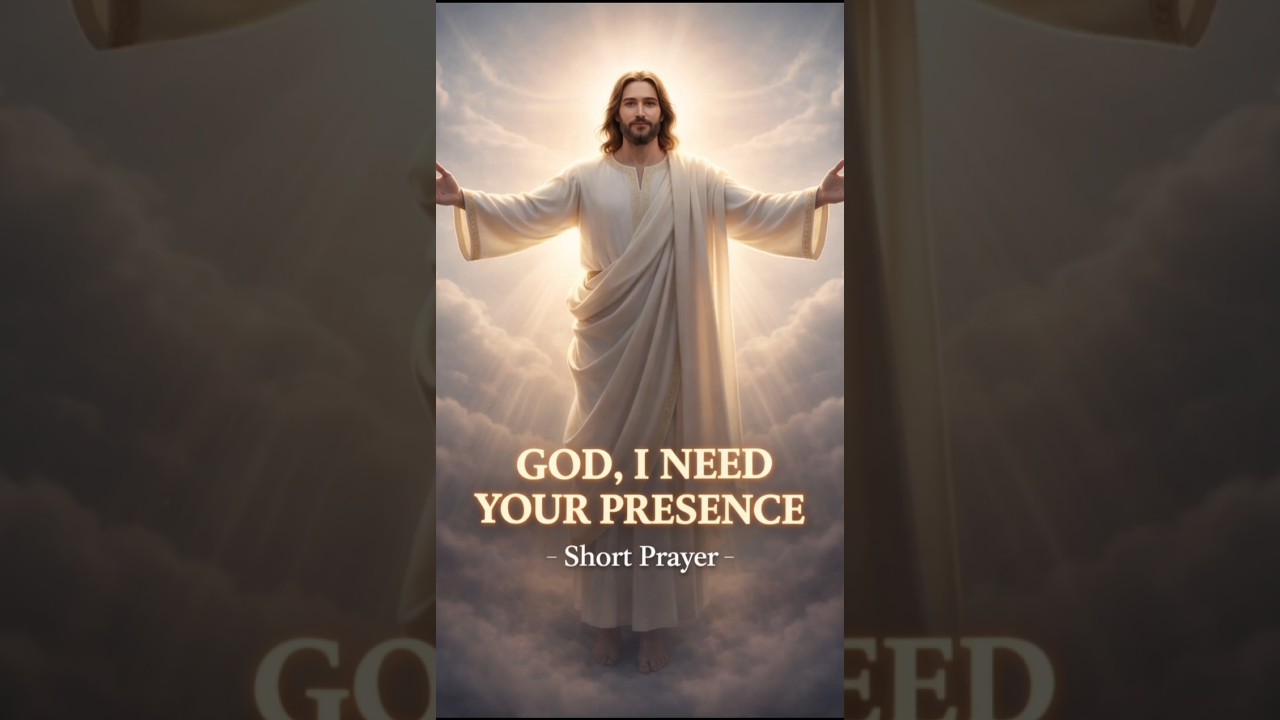 I Need Your Presence, Lord 🙏 | Short Prayer (Exodus 