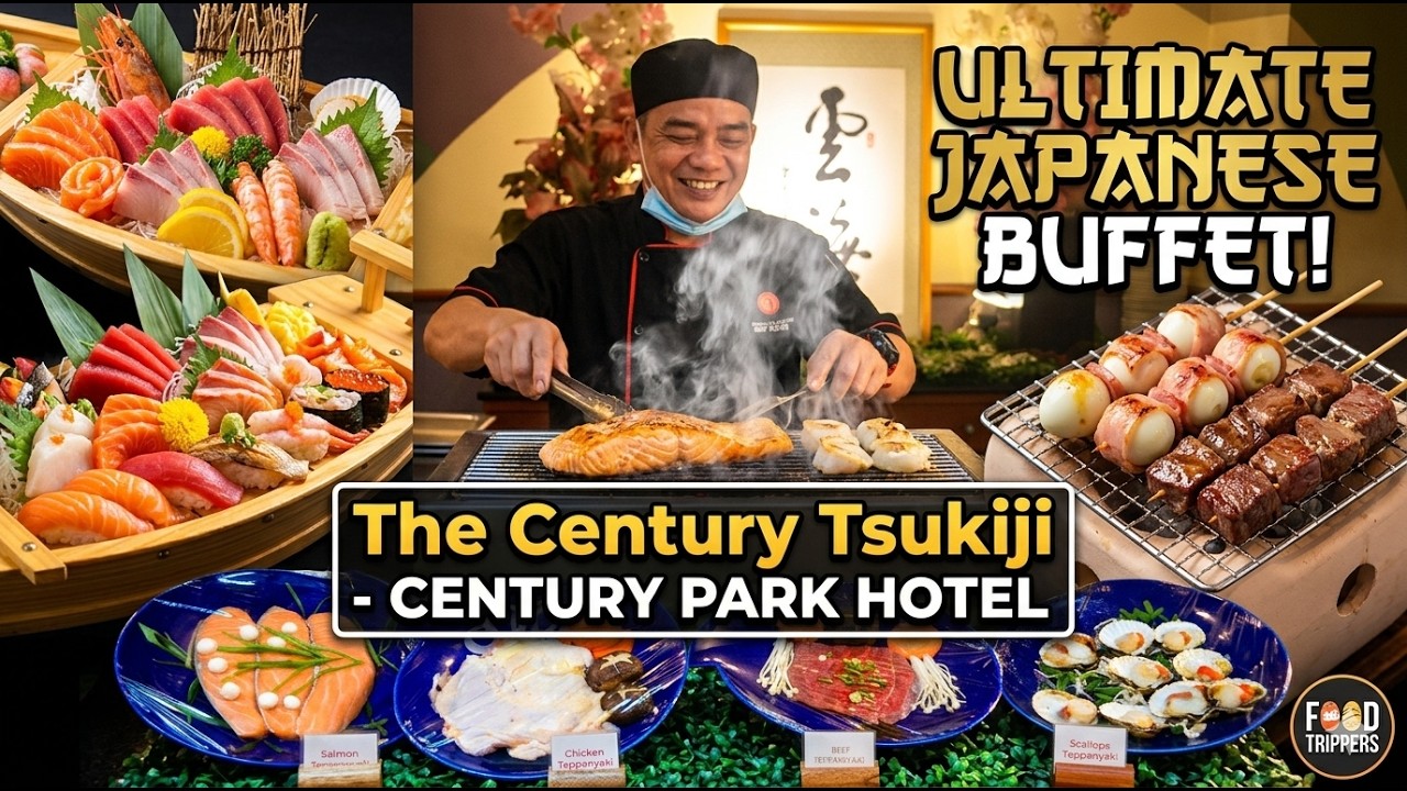 Century Tsukiji Century Park Hotel Lunch Buffet| FOOD TRIP