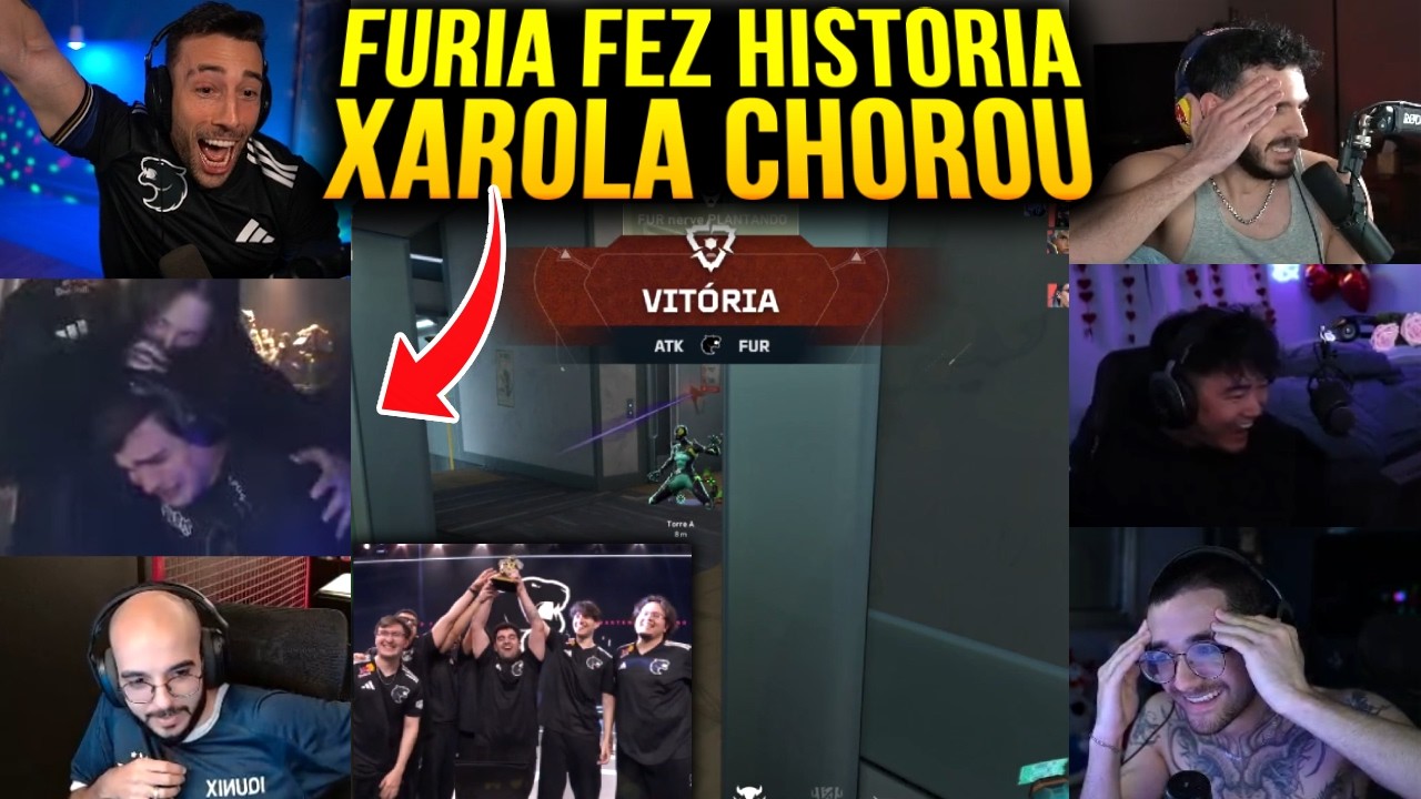 REAÇÃO DO MUNDO VENDO A FURIA SE CLASSIFICANDO PARA O MASTERS E VENCENDO DO MIBR!