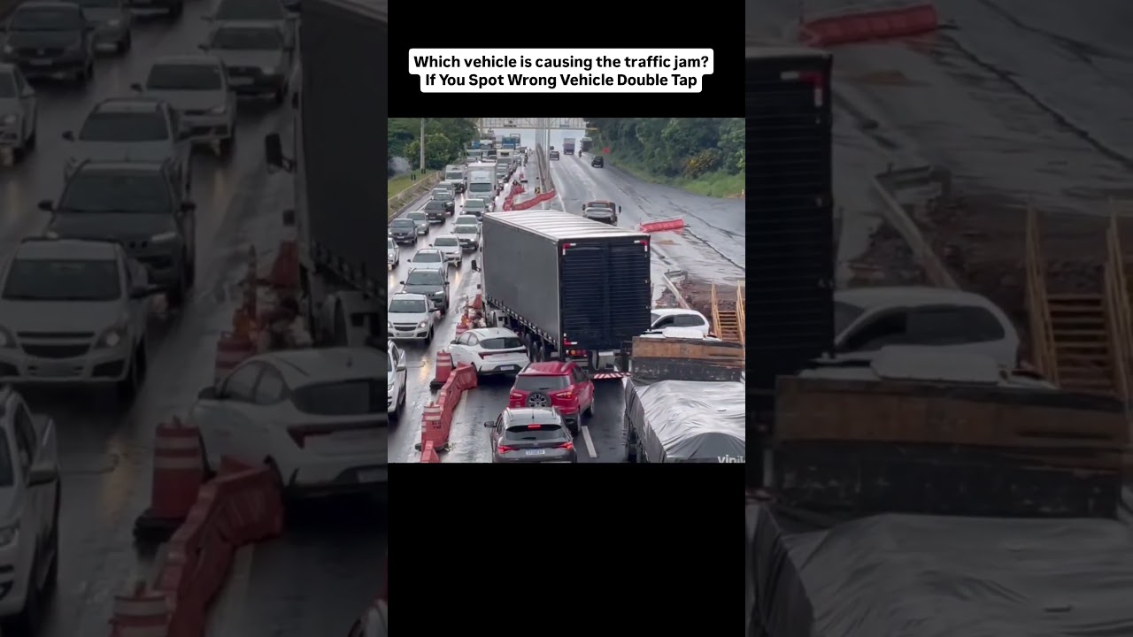 one % trying to spot which is wrong ? #challenge #reels #highway #ytshorts #car #truck #viral