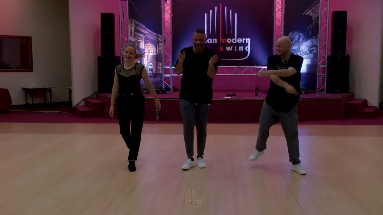 Christelle Antenucci, Paul Warden & Lee Easton - Champions Challenge - Milan Modern Swing 2024
