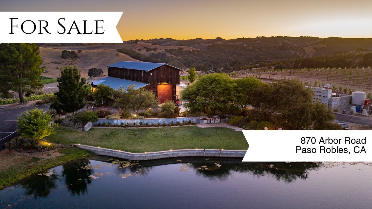 Ultra-Luxurious Vineyard For Sale in Westside Paso Robles, California