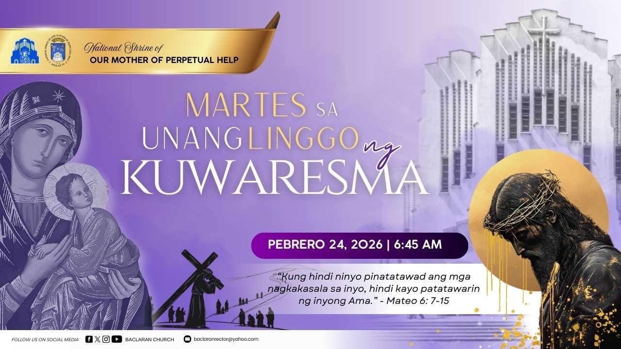 Baclaran Church: Martes sa Unang Linggo ng Kuwaresma