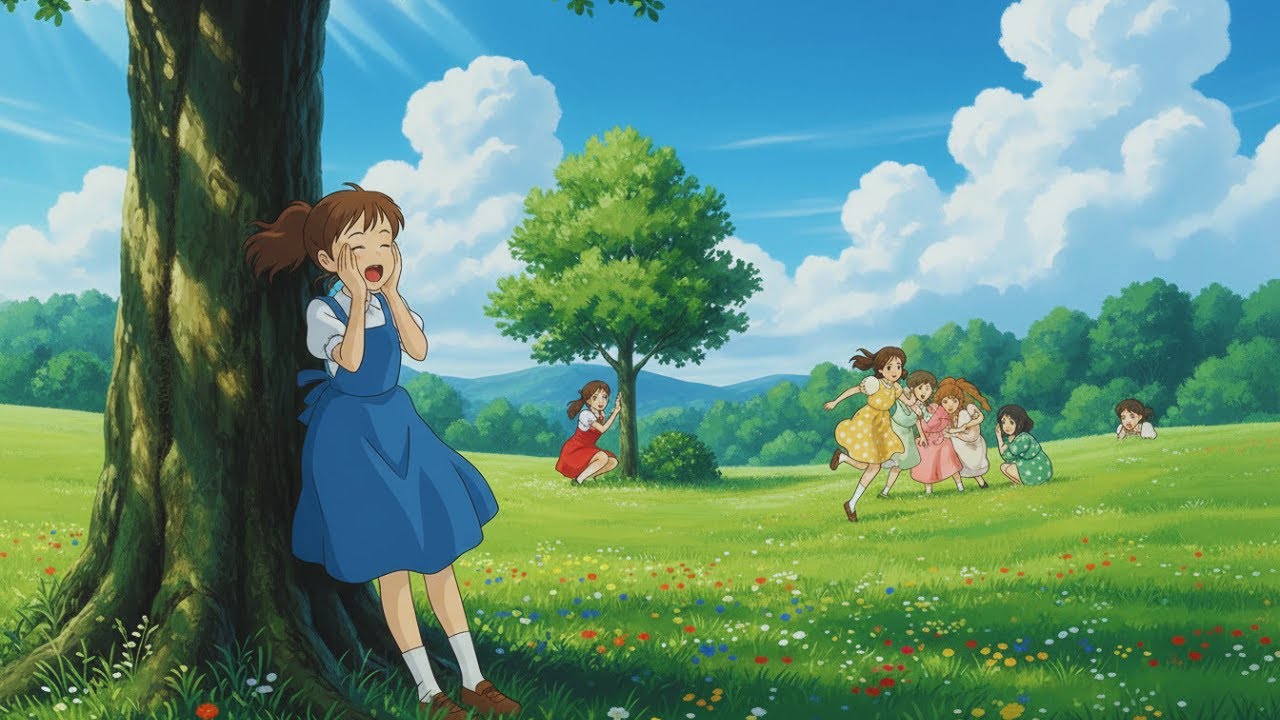 A Peaceful Day After School | Ghibli Style Vlog | Ghibli Lifestyle | Ghibli Cartoon | Ghibli Vlog