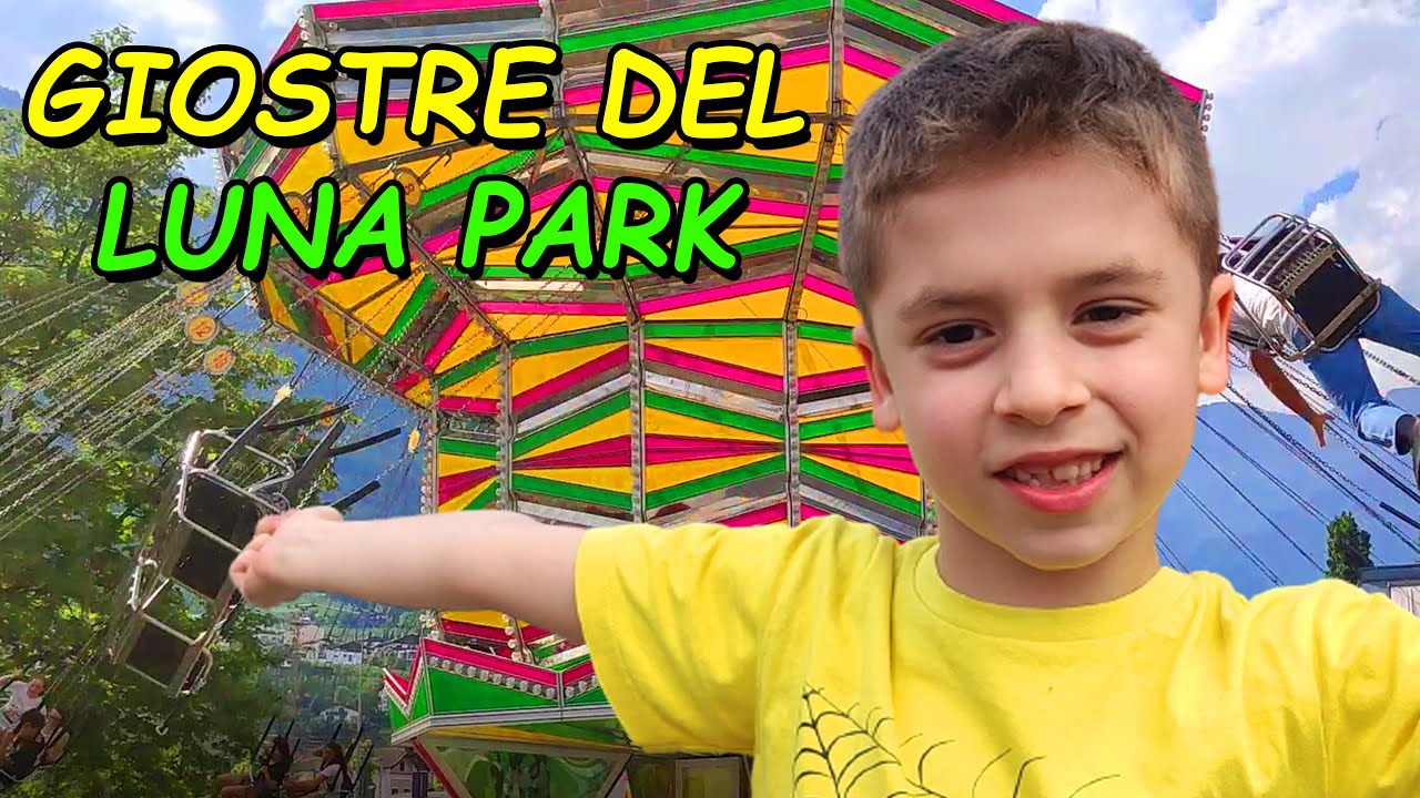 Luna Park Giostre per Bambini: Brucomela, Macchine, Playground Vlog