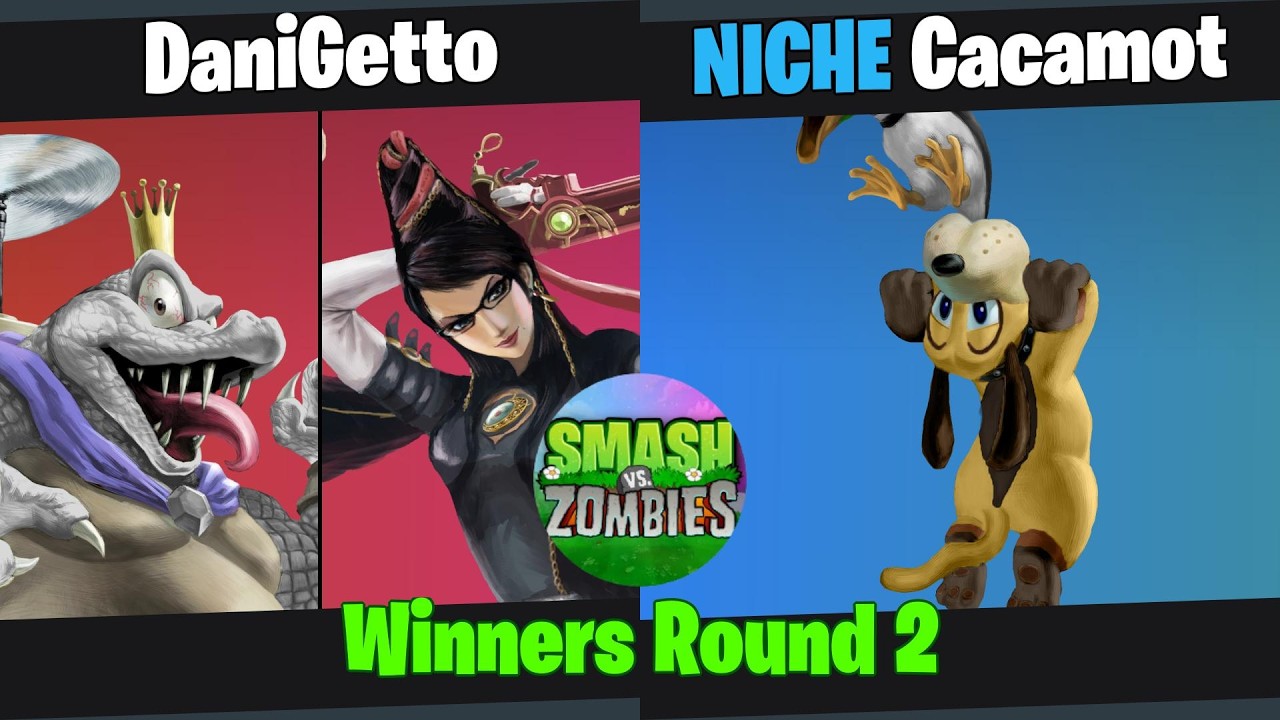 SvZ#2 | Winners Round 2 | DaniGetto (Bayonetta, King K. Rool) vs Cacamot (Duck Hunt Duo)
