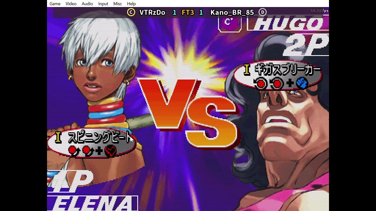 Kano_BR_85 VS VTRzDo FT3 LUTA 2 Fightcade • Street Fighter III 3rd Strike  Fight for the Future