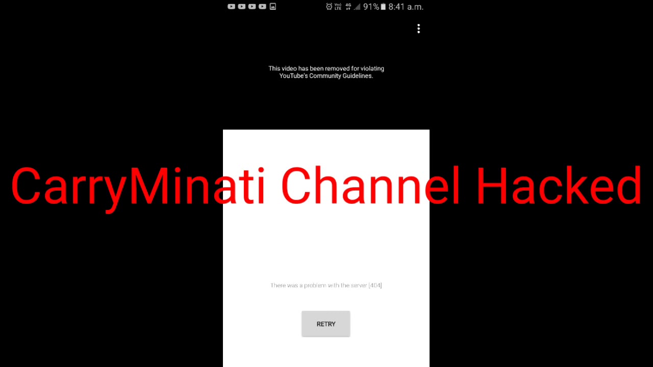 Carry Minati Channel Hacked.??