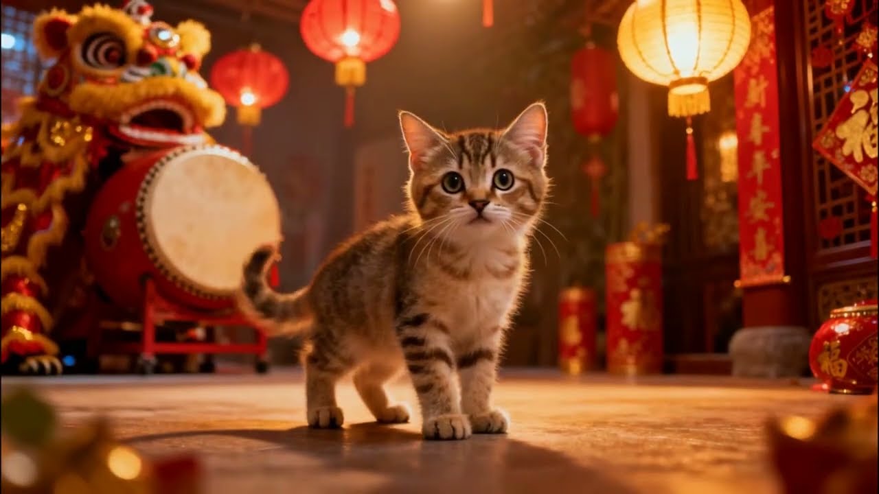 🧧 小貓咪過新年 2026｜Kittens Celebrate Lunar New Year 2026