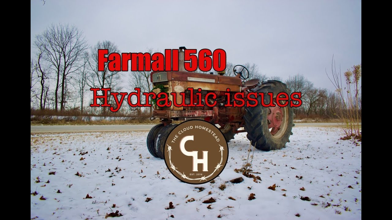 Farmall 560 hydraulic filter change and pressure test