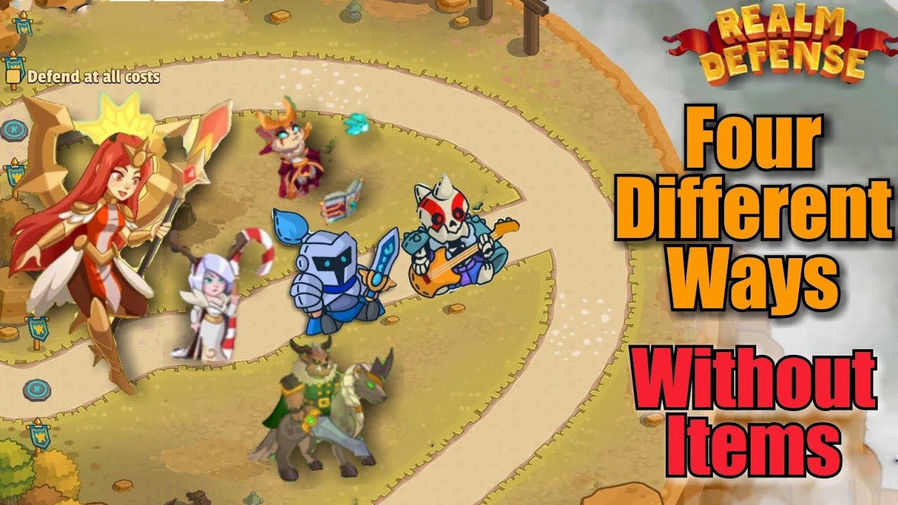 Realm Defense Level 180 legendary - 4 Different Tactics To Victory