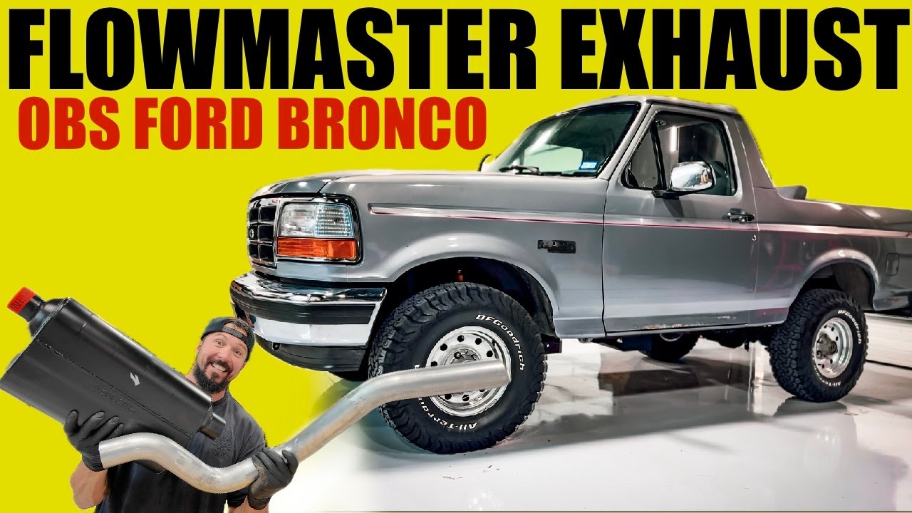 OBS 1994 Ford Bronco Cat выхлопная система
