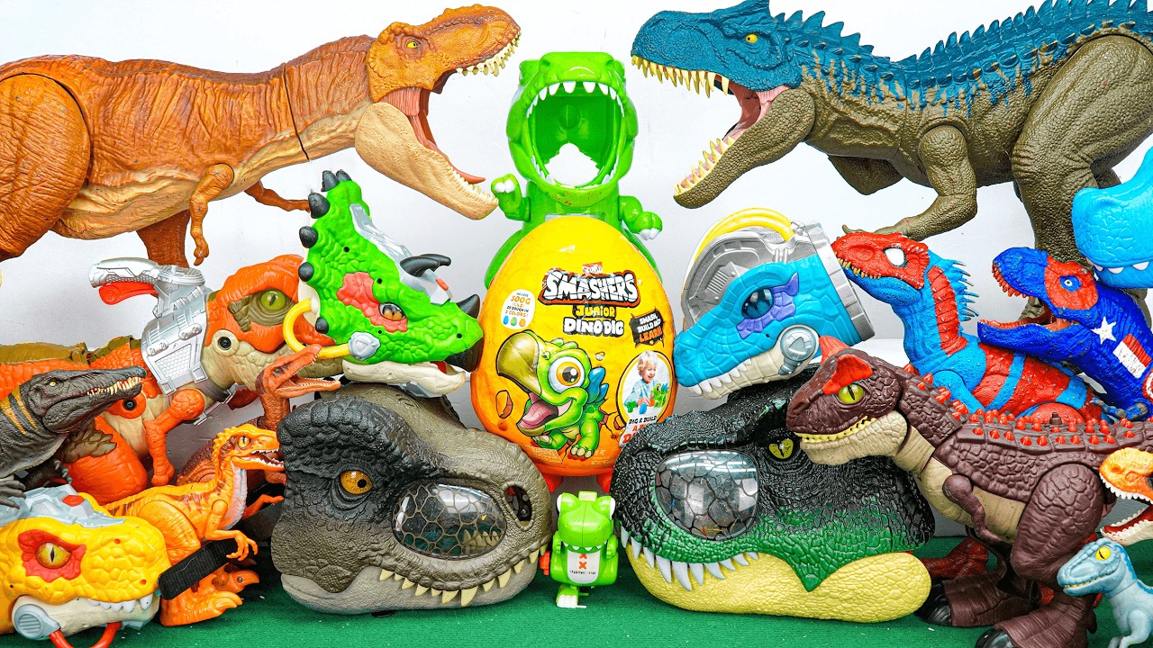 63 Minutes Satisfying with Unboxing Prehistoric Dinosaur Toy Collection ASMR | Review Toys