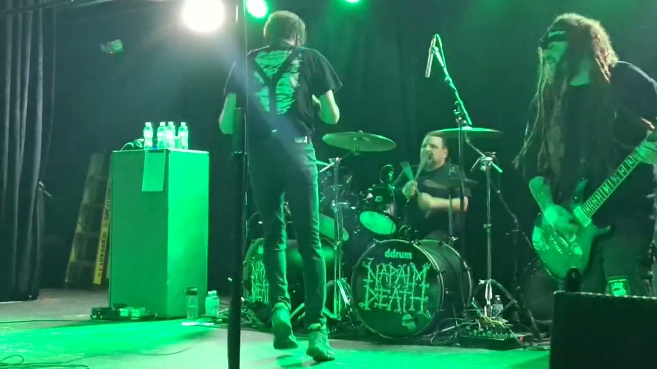 Napalm Death "Suffer the children" live at Lowbrow Palace April 15th 2025 El Paso Tx