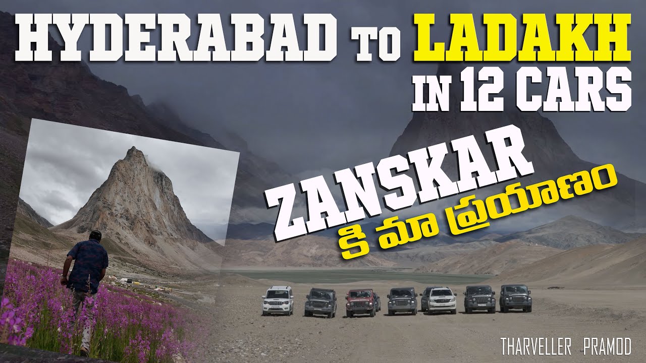 Hyderabad to ladakh with 12 cars zanskar adventures || Ep-02