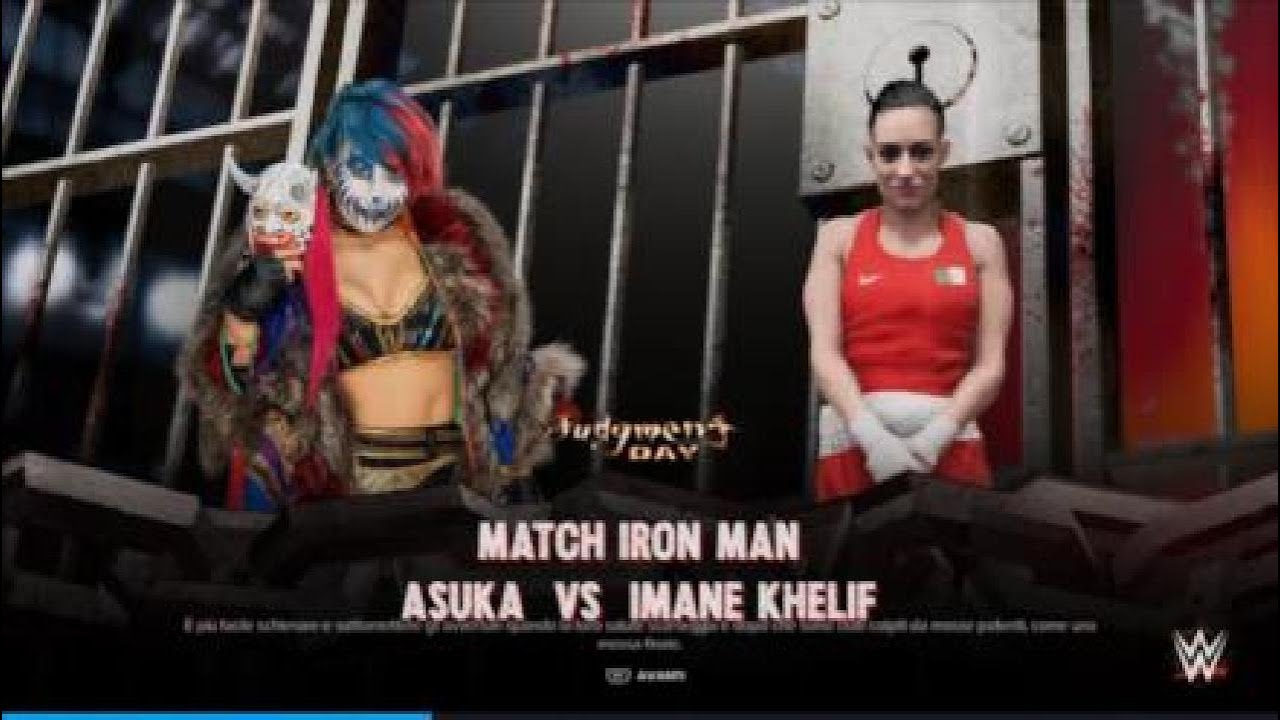 WWE2K24 Asuka vs Imane Khelif Full Match Round of 32