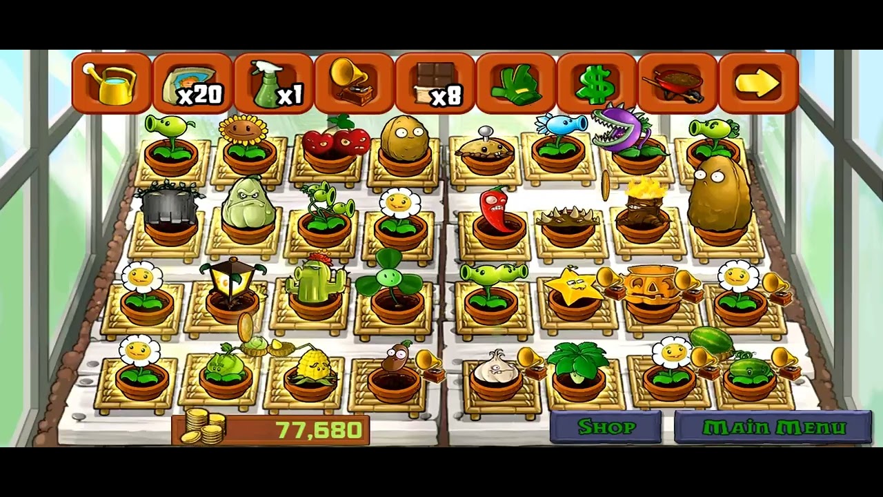 I Grow a Garden in Plants vs Zombies 1 and Here is the Result