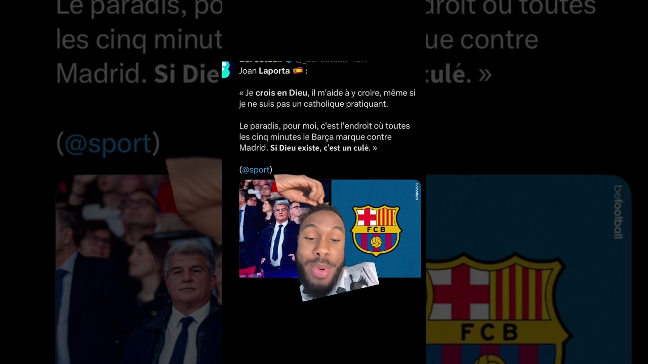 Laporta kap ridiculis&eacute; tet li#laporta #barcelona #realmadrid #haitiencreator