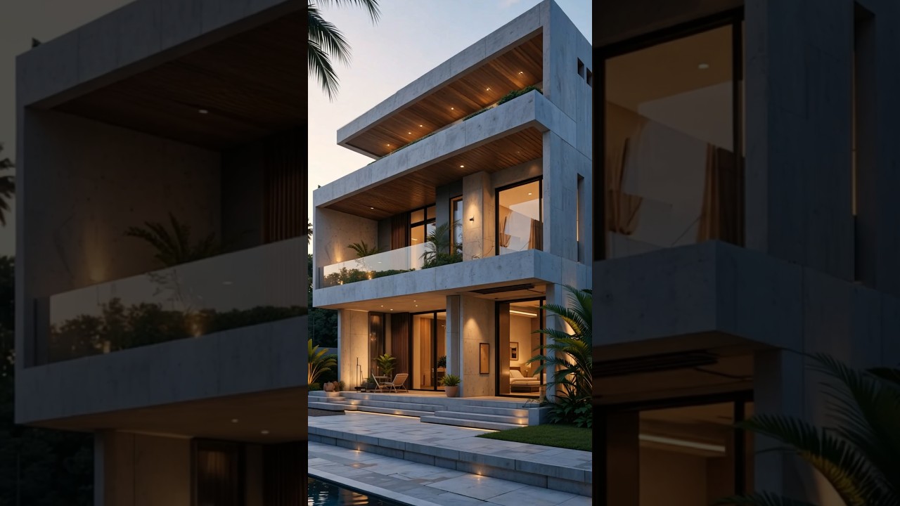 Off-Grid But Ultra-Luxury?! 🤯 | Inside a Modern Concrete Villa