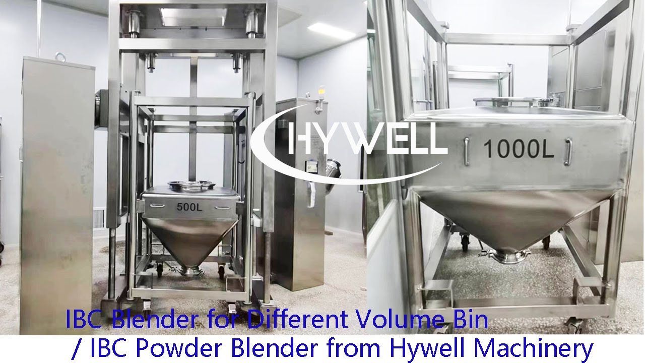 IBC Blender for Different Volume Bin from Hywell Machinery / IBC Powder Blender