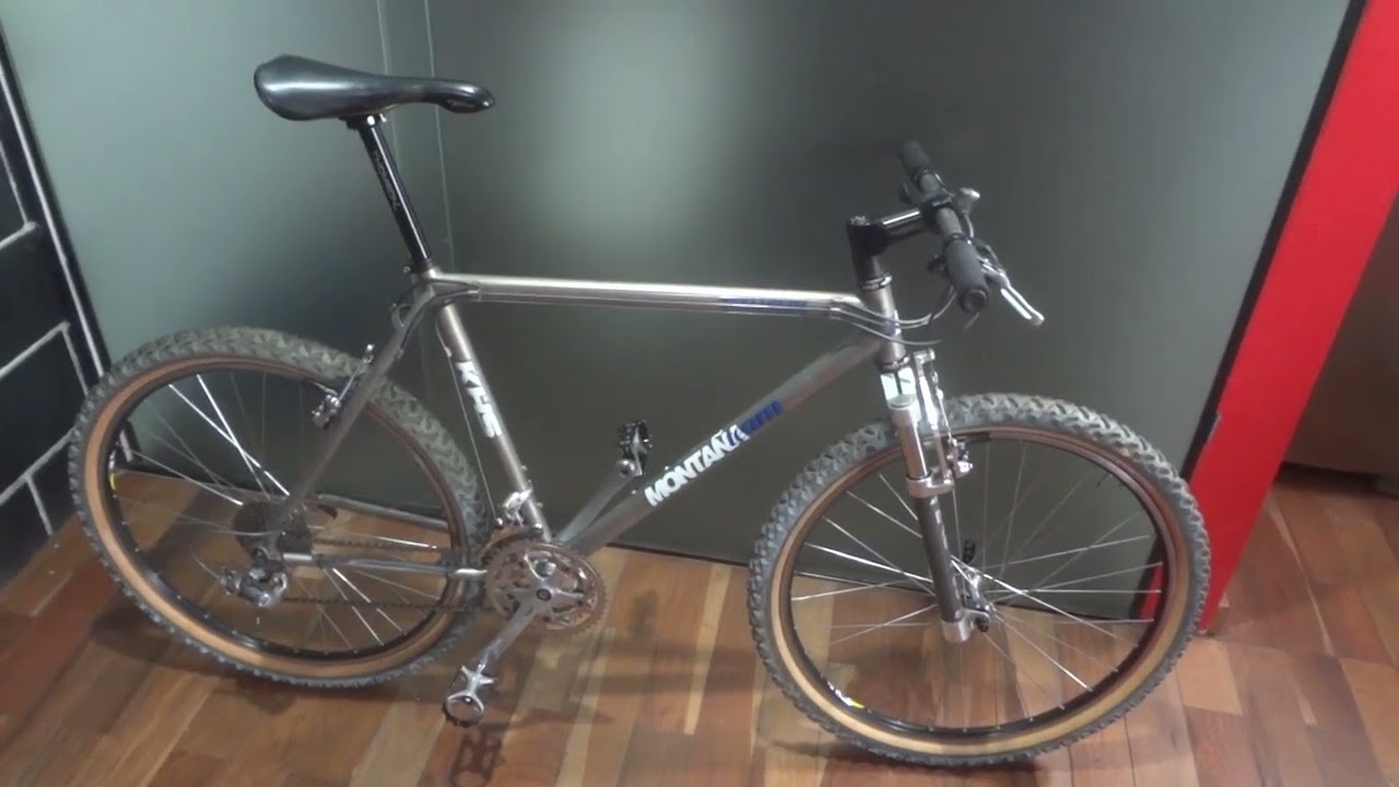 Upgrade de Peça P/ KHS Montana Team Titanium + Pneus Panaracer Smoke/Dart que um amigo trouxe do USA