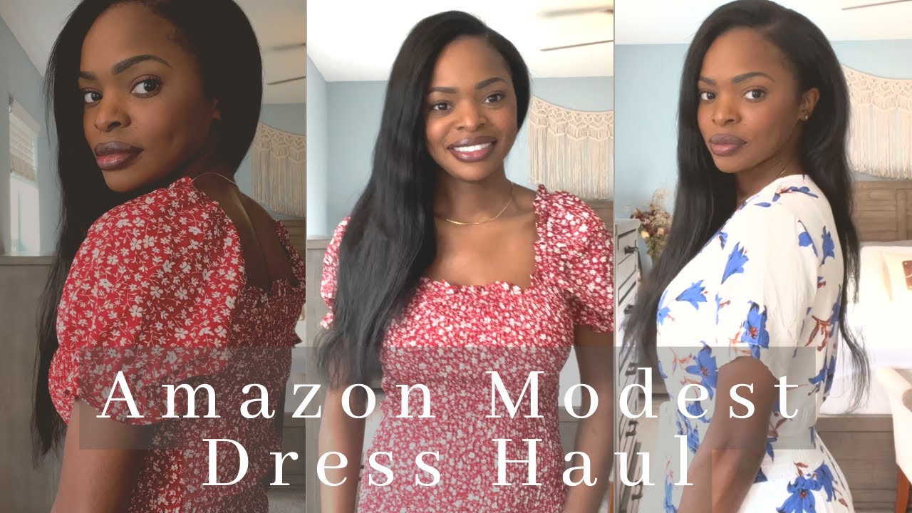 HUGE Amazon Modest Dress Try-On Haul!